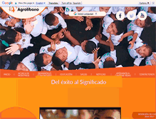 Tablet Screenshot of fundacionagrolibano.org